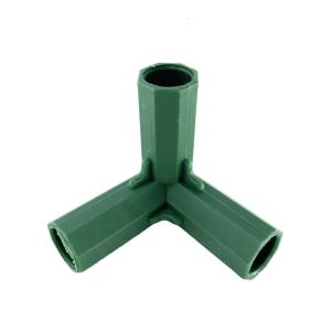 PVC Shelf Garden Support Structure Greenhouse Shed Structure Frame 16mm PVC Shelf Garden Support Elbow Fitting
