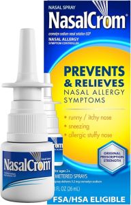NasalCrom Nasal Spray Allergy Symptom Controller    200 Sprays    .88 FL OZ (2 Pack)