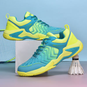Profesional Sepatu Badminton Shoes Sneakers Pria Olahraga Bulu Tangkis Tenis Sport Kuat Carbon Ringan Lentur Kekinian 395