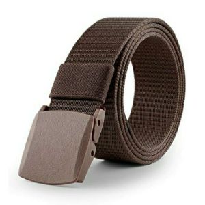 Ikat Pinggang 150 cm Pria Jumbo Tactical Sabuk Gesper Kanvas 2 Ring 2D