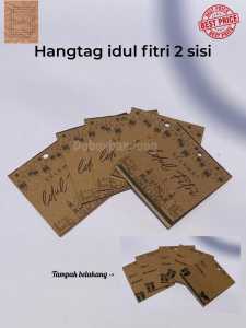 (1 PAK = 100 PCS) HANGTAG HARI RAYA IDUL FITRI HANGTAG SELAMAT IDUL FITRI KARTU UCAPAN TEMA IDUL FITRI HIASAN PRODUK IDUL FITRI HIASAN GANTUNGAN SELAMAT IDUL FITRI