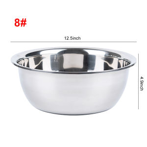 Stainless Steel Mixing Bowl Vegetable Salad Bowl Kitchen Baking Tools