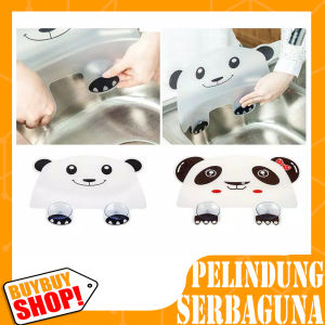 pelindung wastafel dari cipratan air dan cipratan minyak / papan penahan serbaguna