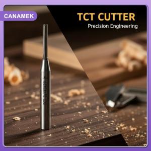 【CANAMEK】 Công cụ chế biến gỗ bền độ cứng cao cho các ứng dụng khắc và tạo hình chính xác 3mm TCT cacbua lưỡi dao phay cho tông đơ