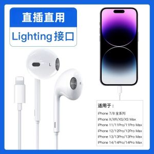 senhomtog genuine wired headphones for devices iPhone7/6/5/pro Original max Installation