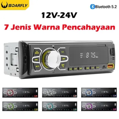 SOARFLY Tape Audio Mobil Bluetooth Version Multifungsi Bluetooth USB MP3 FM Radio JSD- 520 Bisa COD Tape Audio Radio Mobil