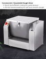 Commercial & Household Dough Mixer Machine - 2kg, 5kg, 10kg Capacity Powerful S-Type Auger. 