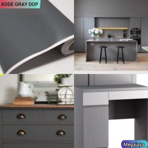 Stiker Marmer Kayu Bertekstur Tebal Anti air Anti Minyak Memiliki Lem L122Cm x P50Cm