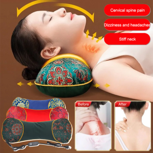 Electric Heating Mugwort Bone Pillow Moxibustion Hot Compress Pillow Herbal Neck Pillow Mugwort Pillow Argy Wormwood Cervical Spine Pillow