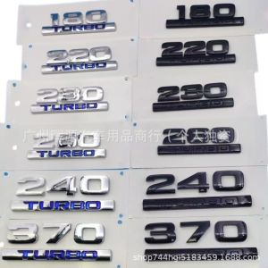 Suitable for Honda displacement standard 260 220 370 240 180 230 TURBO digital car sticker rear sticker