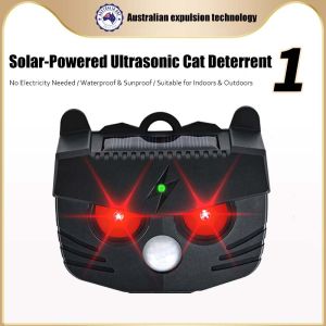 【Malay Spot】1 saat untuk menghalau kucing 1 second to drive away the cat Solar Cat repellent ultrasonic 2025 New Upgrade AI Smart Chip cat repellent outdoor ultra-long battery life ultrasonic penghalau kucing Harmless to human body Anti-wild cat驱猫神器