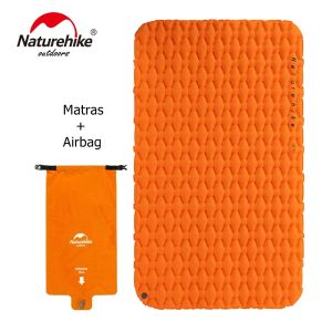 Matras Angin Double Naturehike NH19Z055-P Sleeping Pad Matras Tiup Kasur Camping Alas Tidur Tikar Lipat Kemah Hiking