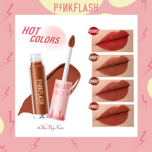 PINKFLASH OhMyKiss Son môi lỏng màu lì dưỡng ẩm lâu dài