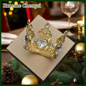 Hmeme Princess Small Tiaras For Bridal Wedding Flower Decoration Cake Crown Topper Girls Birthday Gift Jewelry Accessories