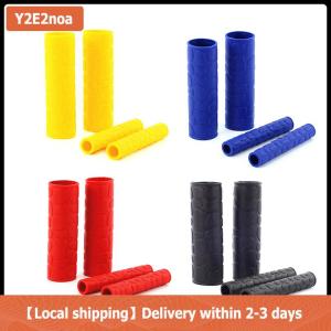 【Local shipping】 2Pairs Universal Handle Grip Cover Protector Anti-skid Rubber Bar Motorcycle Handlebar Grip Silicone Sleeve Clutches Lever Cover