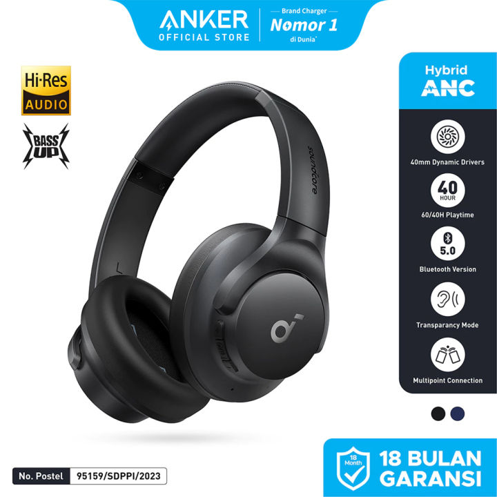 Noise Cancelling Headphones Anker Bluetooth Headsets Soundcore By