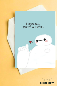 Baymax-Inspired Cute Greeting Card | Big Hero 6 “You’re a Cutie” Greeting Card