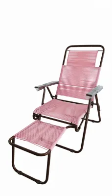 JFH 3V SLC704D 25mm Pipe Lazy Chair / Relax Chair / Leisure Chair (Copper Hammertone) With Head Support & Double Round PVC String (Color Random)