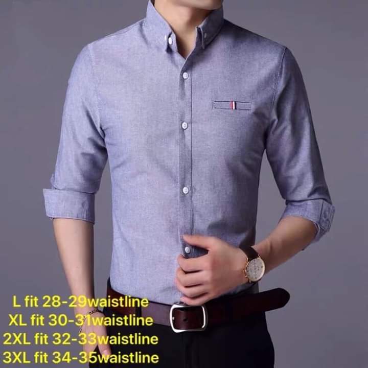 FORMAL ATTIRE POLO LONG SLEEVE FOR MEN | Lazada PH