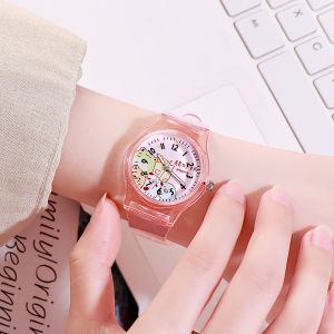XY Sumikkogurashi Transparent PVC Watch Simple Cartoon Childrens Watch Primary School Gift Watch YX