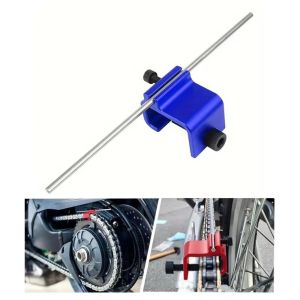 NOBLELUX Quick Adjustment Motorcycle Chain Alignment Tool Lightweight Aluminum Alloy Sprocket Adjustment Tool  Vehicle Chain Tool