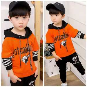 Baju Setelan Anak Hoodie Pakaian Anak Laki Laki 1 - 6 Tahun Motif