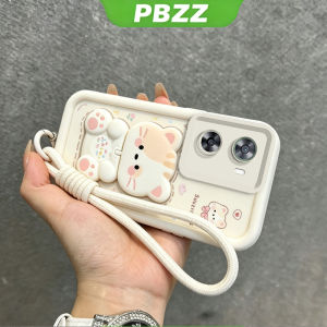 PBZZ Case for OPPO a6x A6 PRO a6c 4g A6t pro a6S A6 5g phone casing Softcase Silicone shockproof Cover new design aesthetic with holder 360 ° rotating makeup mirror for girl JTDTMZJ2