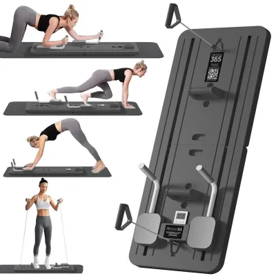 JACIRCLE Bảng tập luyện 5in1 push up plank gập bụng tập cơ bụng chống trượt gấp gọn tập tại nhà