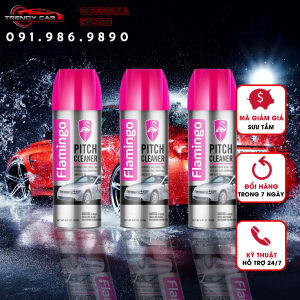 Combo 02 Bình Xịt tẩy nhựa đường Flamingo F012 Tẩy các vết dính lâu ngày trên xe đồ vật