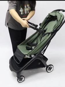 Buggy Bumper Bar For Bugaboo Butterfly Stroller Armrest One Side Openable Foldable With Leather Cover Customize Baby Accessories