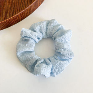 🎀Ready Stock🎀Korean Style Fluffy Scrunchies Plush Elastic Hair Rope Cute Candy Colour Hair Ties🧸毛绒发圈糖果色大肠发圈泡泡纱甜美头绳🧸