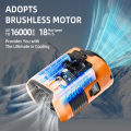 Orashare K50 10000mAh Multifunctional Portable Waist Fan 5 Speed Adjustable Hanging Neck Fan Strong Wind With Powerbank and LED Light Up to 40H Cooling Suitable for Outdoor Camping Trip. 