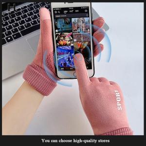Hayating Fleece-lined Gloves Fashion Gloves Autumn Winter Cute Furry Warm Mitts Full Finger Mittens Women Outdoor Female Gloves