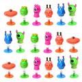 Adhesive Suction Cup Spring Toy 36pcs Monsters Jumping Figures Classroom Reward Bulk Set Kids Interactive Party Supplies Ages 3+. 