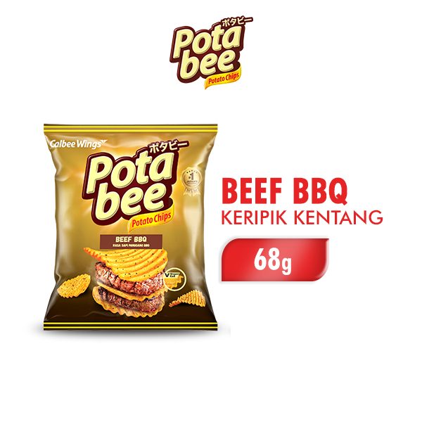 POTABEE Keripik Kentang BBQ BEEF 68GR | Lazada Indonesia