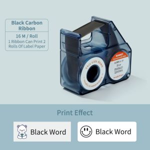 NIIMBOT N1/b18 Thermal transfer label printer B18 Labeling Ribbon Wireless Bluetooth connection B18 decal paper  printing a variety of color ribbon