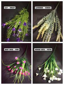 Pajangan Bunga Artificial Bouquet hiasan rumah artifisial