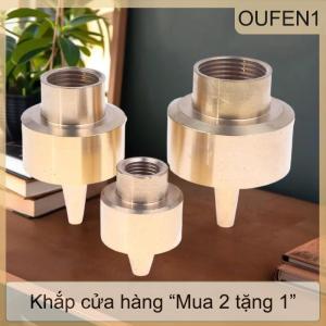 [COD] OUFEN1 1 4 1 2 3 4 Brass cột đài phun nước vòi phun chống ăn mòn Pond đầu phun cho trang trí sân vườn vườn