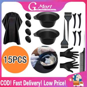 Hair Color Tools Hairdressing Coloring Brushes Bowl Combo Salon Hair Color Dye Tint DIY Tool Set Kit Styling Tool DIY-Hair-Coloring-Kit