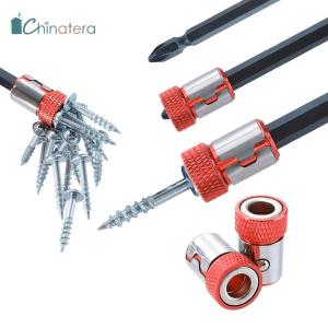 [Chinatera] 1/4 inch 6.35mm Screwdriver Bits Holder Magnetic Ring Strong Magnetizer Screwlock Sleeve Batch Head Magnetic Circle