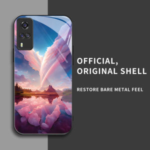 สำหรับ Vivo Y31 4G&Vivo Y53s 4G&Vivo Y51 เคสศัพท์ป้องกันการตก ดีไซน์ท้องฟ้าดาวระยิบระยับ บุคลิกภาพทันสมัย