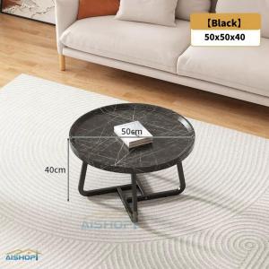 [SG Seller]Coffee table Scandinavian living room coffee table Round coffee table Simple living room coffee table Sturdy coffee table