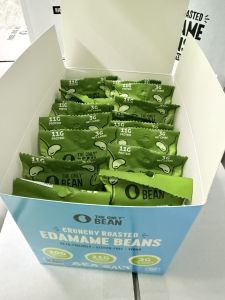 Office Pantry The Only Bean Crunchy Roasted Edamame Beans (26g x 16 packs) Vegan Snack High Protein
