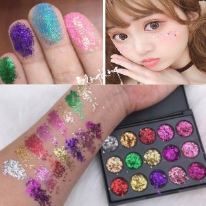 LISSNG CmaaDu 15-สี/ชุดอายแชโดว์เลื่อมเพชรแวววาวระยิบระยับแว่นตาแวว