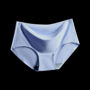 Lizida Womens Ice Silk Low-rise Briefs Soft Stretch Healthy Antibacterial Panties
