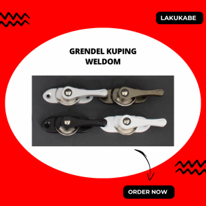 Grendel Kuping Weldom Crescent Lock Kunci Jendela Geser Sliding Aluminium Alloy 1 Pcs