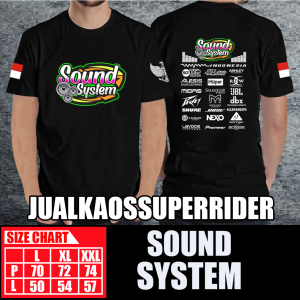 BAJU KAOS DISTRO SOUND SYSTEM INDONESIA
