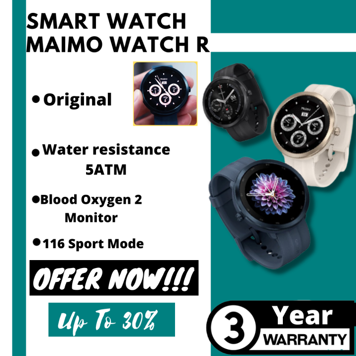 Original Maimo Watch R Stainless Steel 5 ATM 116 Sports Modes Heart ...