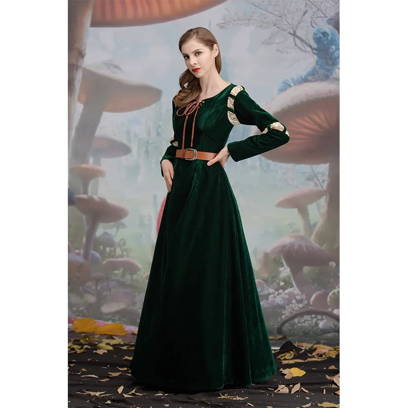 green emerald velvet dress Tiffanys Prom – Merida – Alia Couture