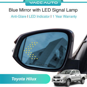 Toyota Hilux AN10/AN20/AN30 (2004 - 2015) Anti Glare Blue Mirror with LED Indicator Light VACC AUTO 1 Year Warranty
